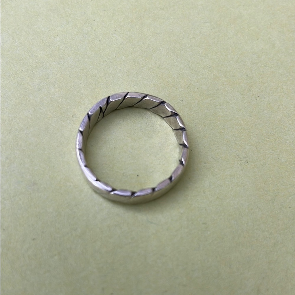 Vintage Sterling Silver Braided Ring
